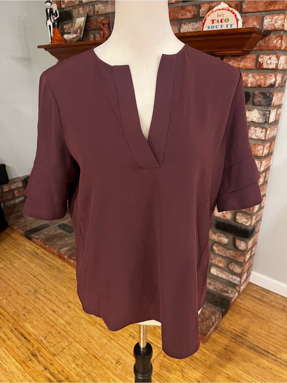 $348 NWT Frame Mulberry Blouse Size Small - Picture 2 of 6